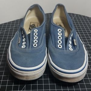 Blue vans beautifully broken in size 8